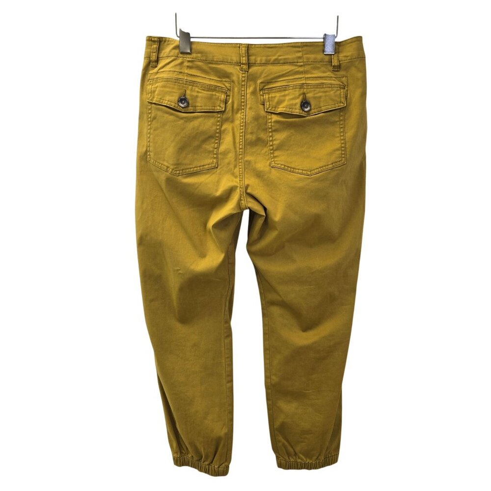 Cabi Tracker Marigold Yellow Jogger Pants Size 10 - Picture 2 of 7